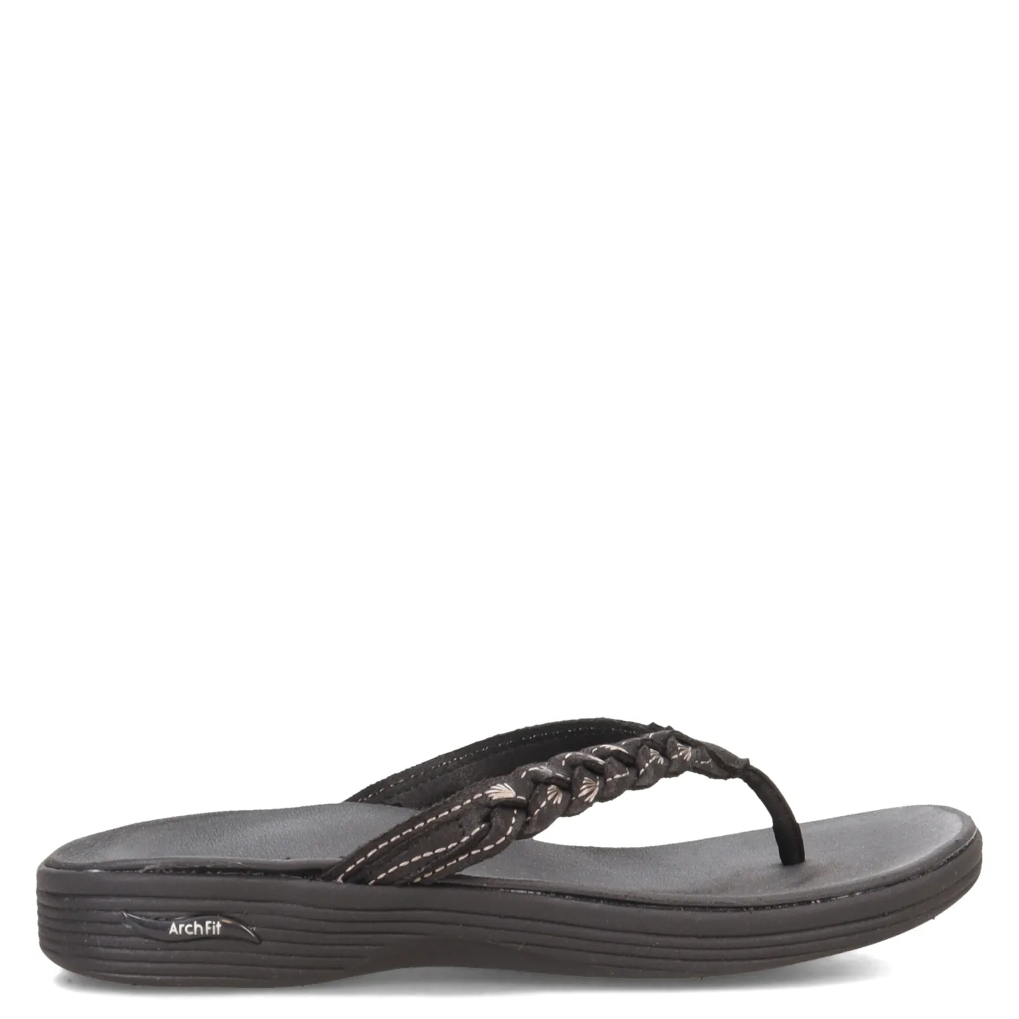 Flip Flops*Skechers Women's , Arch Fit Maui Sandal Black