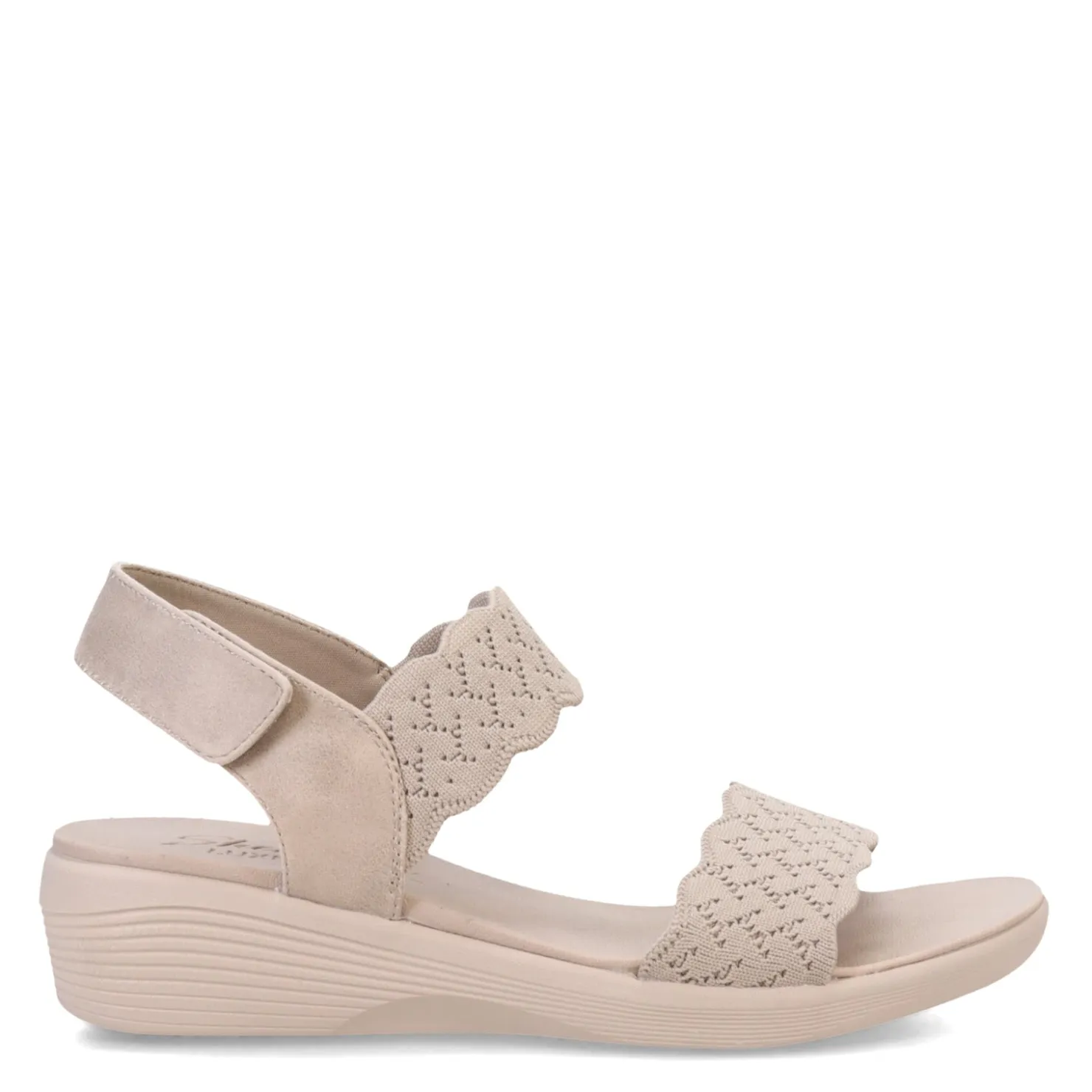 Wedges*Skechers Women's , Arya - On The Rise Sandal Taupe