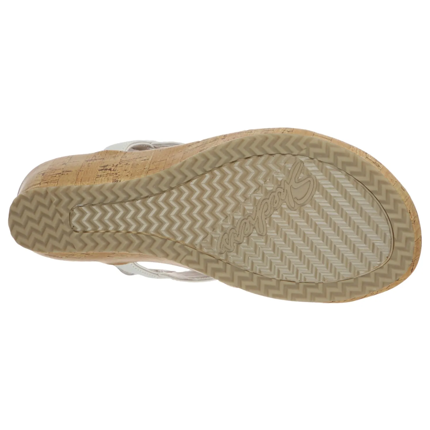 Wedges*Skechers Women's , Beverlee - Date Glam Sandal Off White