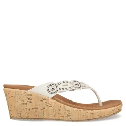 Wedges*Skechers Women's , Beverlee - Happy Charmer Sandal Off White