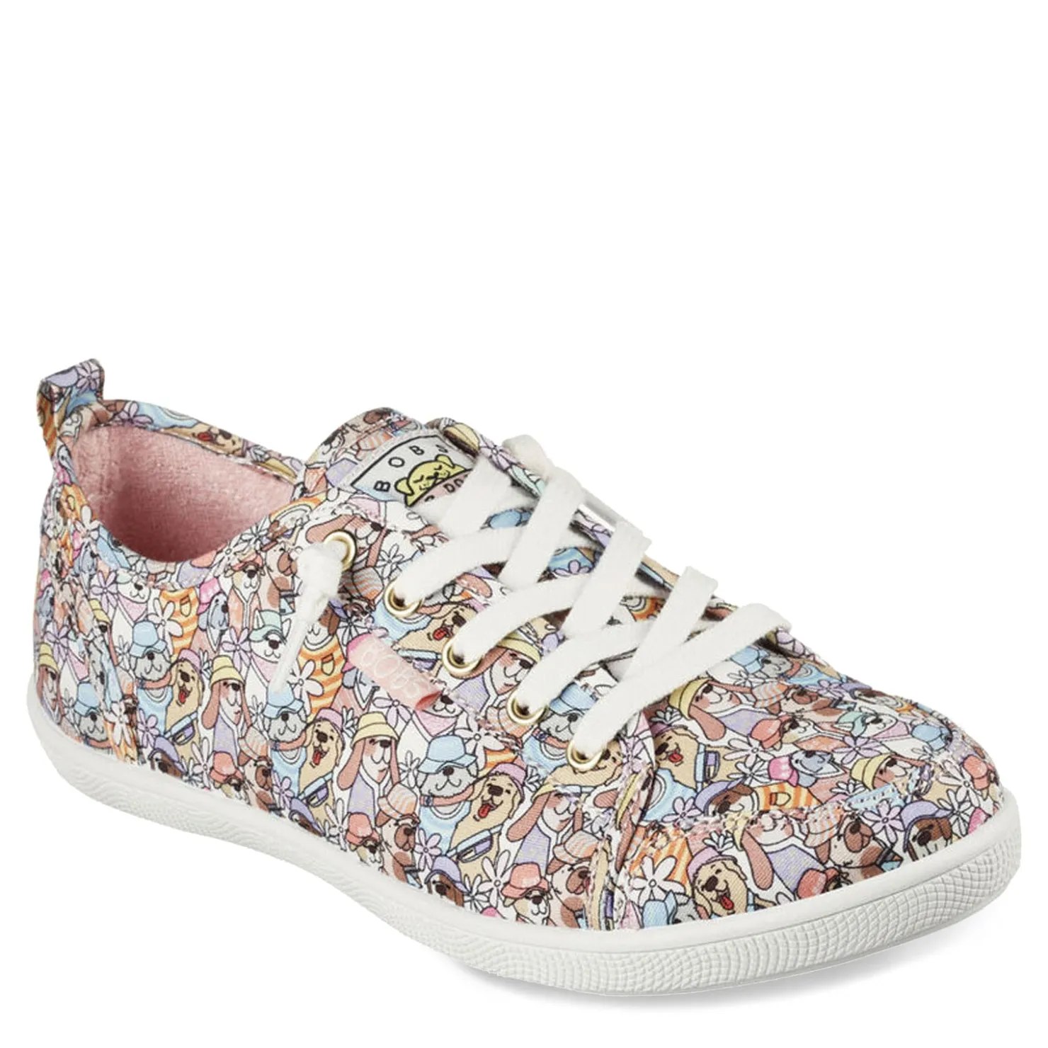 Fashion & Street*Skechers Women's , BOBS B Cute - Pup Freshness Sneaker Multicolor Dog Cartoon Print