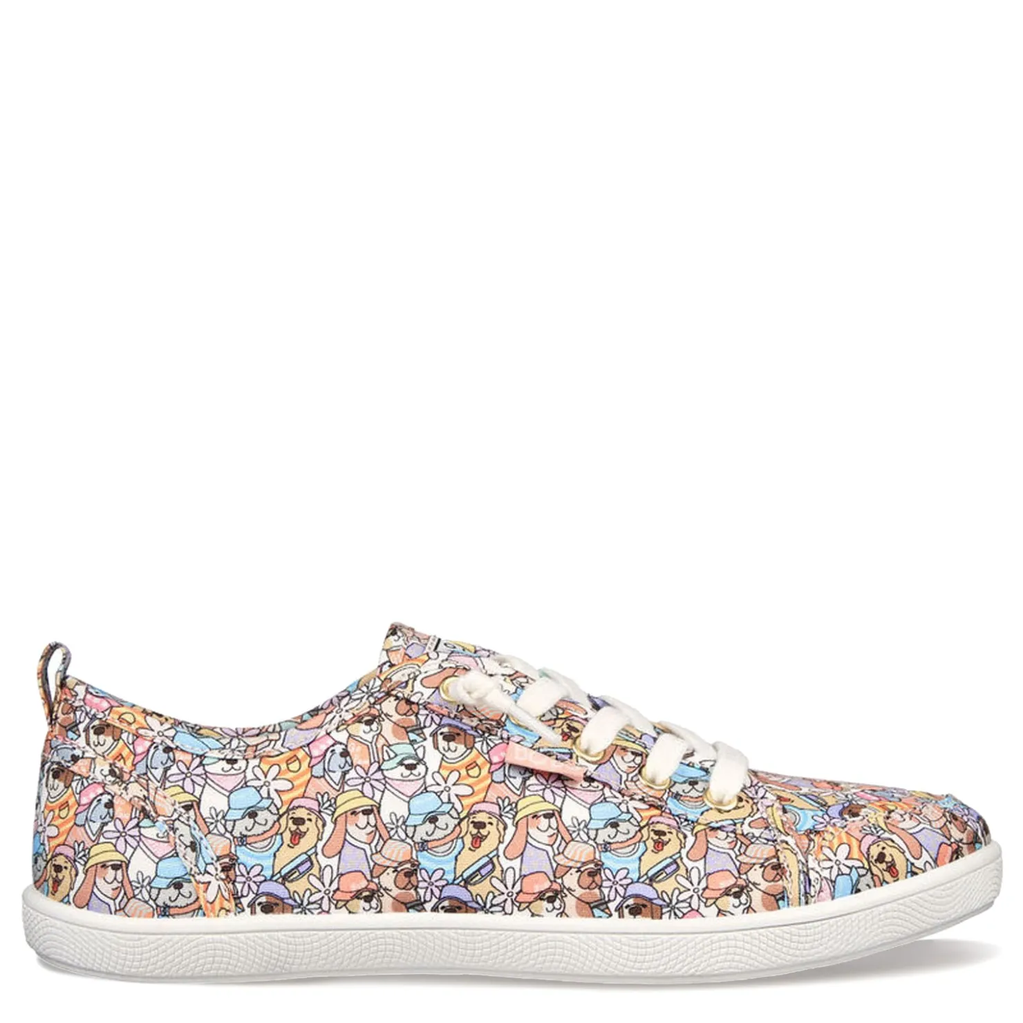 Fashion & Street*Skechers Women's , BOBS B Cute - Pup Freshness Sneaker Multicolor Dog Cartoon Print