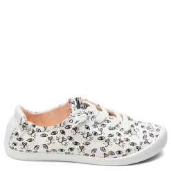 Fashion & Street*Skechers Women's , BOBS Beach Bingo - Painter Paws Sneaker White Multi