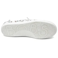 Fashion & Street*Skechers Women's , BOBS Beach Bingo - Painter Paws Sneaker White Multi