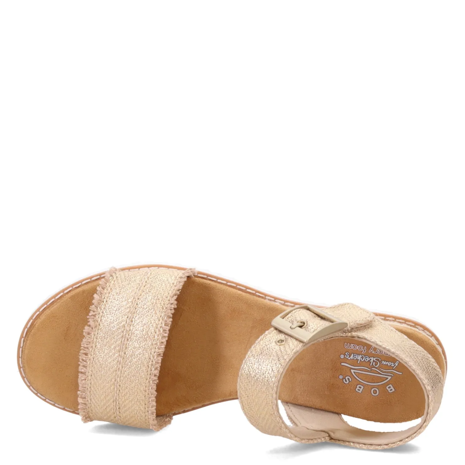 Women's , BOBS Desert Kiss - Gold Crush Sandal|Skechers Best