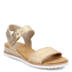 Women's , BOBS Desert Kiss - Gold Crush Sandal|Skechers Online