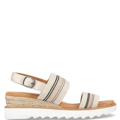 Wedges*Skechers Women's , BOBS Desert Kiss Hi - Tea Time Sandal Natural / Multi