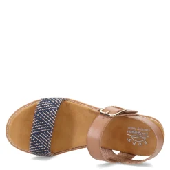 Wedges*Skechers Women's , BOBS Desert Kiss - Bold Dreams Sandal Navy Multi