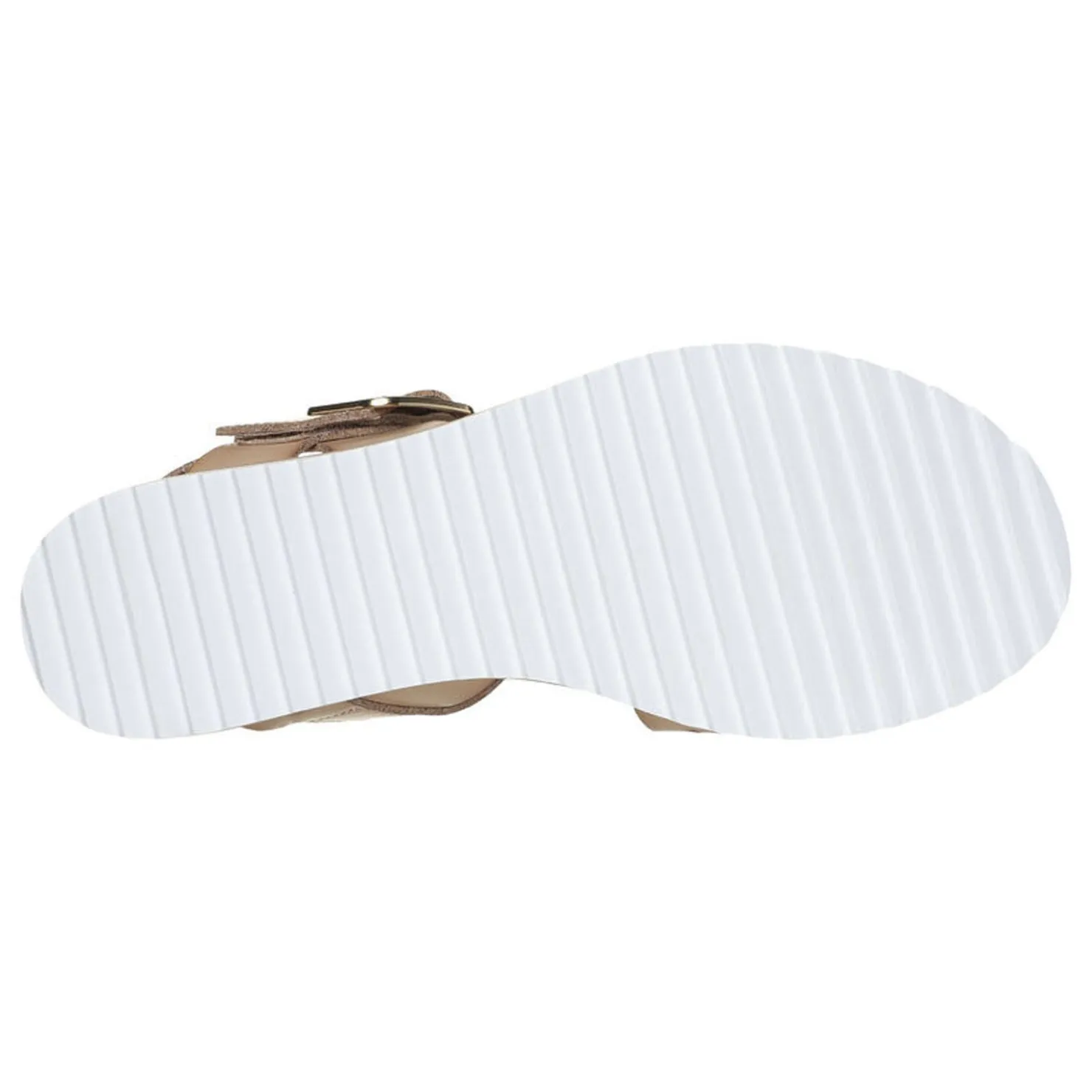 Wedges*Skechers Women's , BOBS Desert Kiss - Sunny Flair Sandal Natural