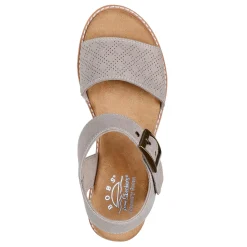 Wedges*Skechers Women's , BOBS Desert Kiss - Serendipitous Sandal Taupe