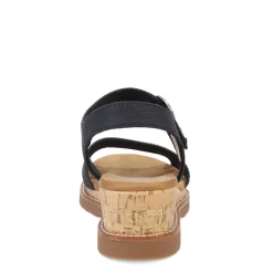 Wedges*Skechers Women's , BOBS Desert Chill - Evening Sun Sandal Charcoal