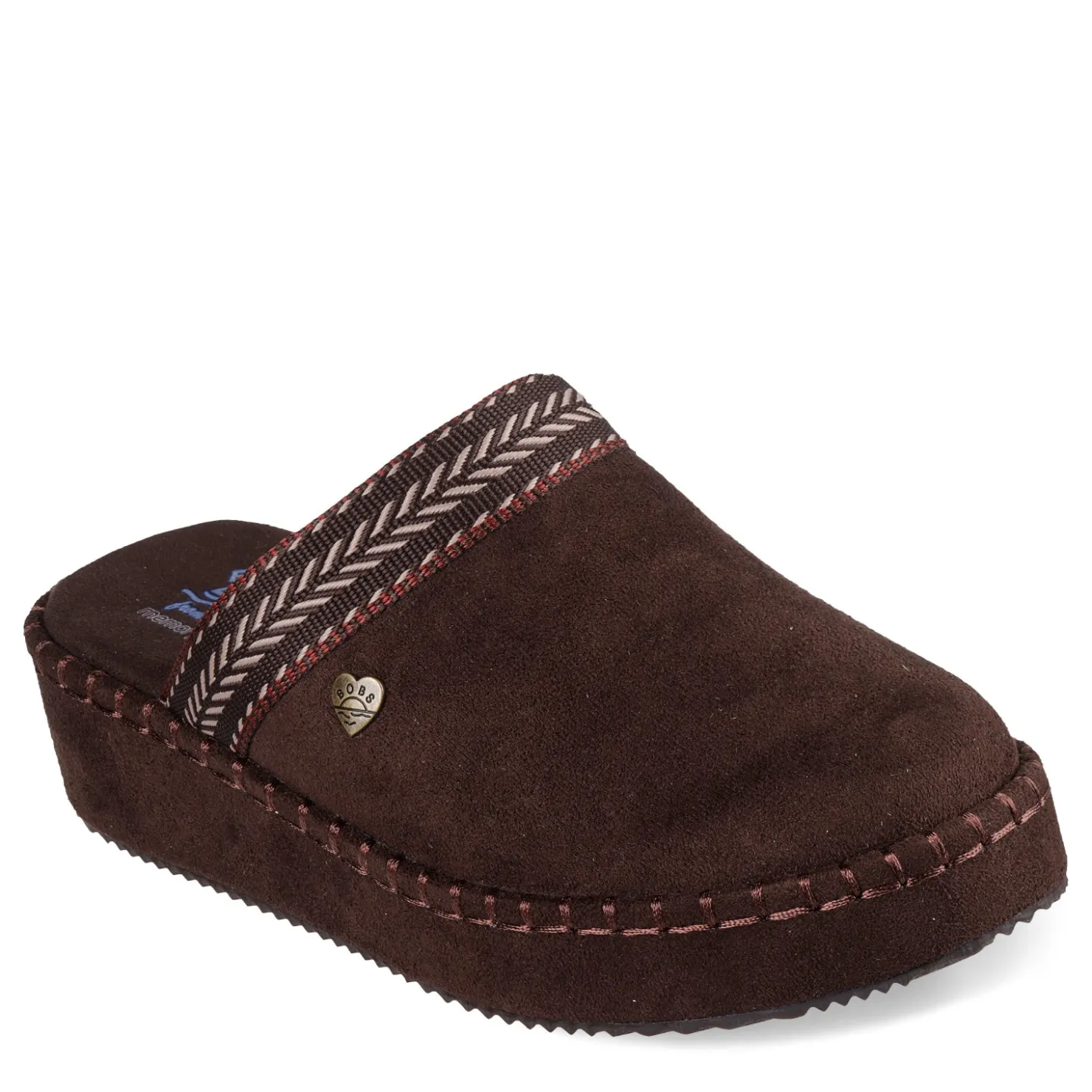 Wedges*Skechers Women's , BOBS Rosey Rise Clog Chocolate