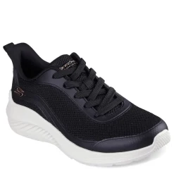 Fashion & Street*Skechers Women's , BOBS Sport Squad Waves - Still Wading Sneaker Black