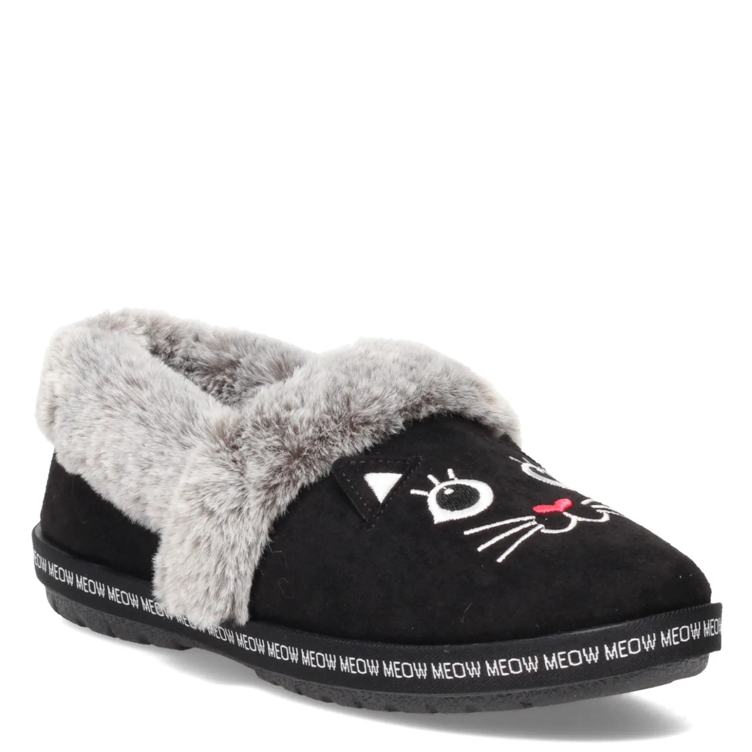 Women's , BOBS Too Cozy - Meow Pajamas Slipper|Skechers