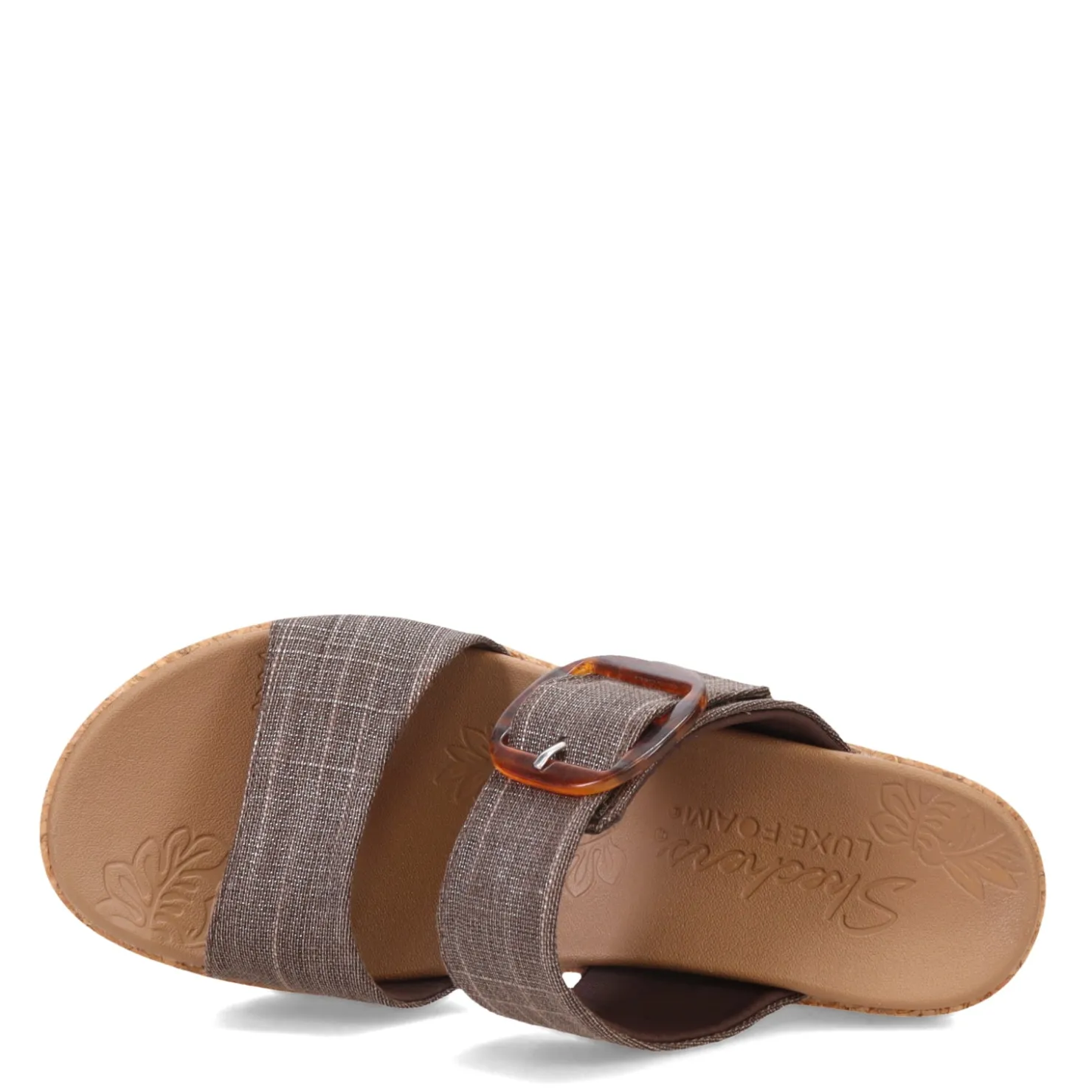 Wedges*Skechers Women's , Brystol Sandal Chocolate