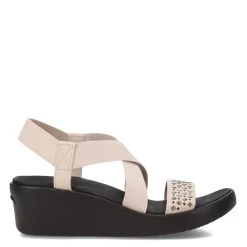 Wedges*Skechers Women's Cali, Arch Fit Rumble Sandal Stone