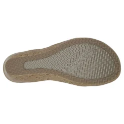 Wedges*Skechers Women's Cali, Beverlee - Delicate Glow Sandal - Wide Width Luggage