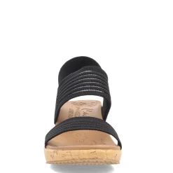 Wedges*Skechers Women's Cali, Beverlee - Sheer Luck Sandal Black