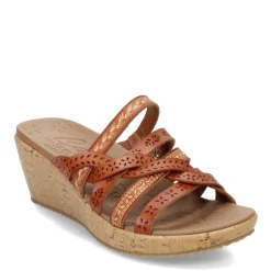 Wedges*Skechers Women's Cali, Beverlee - New Resort Sandal Luggage