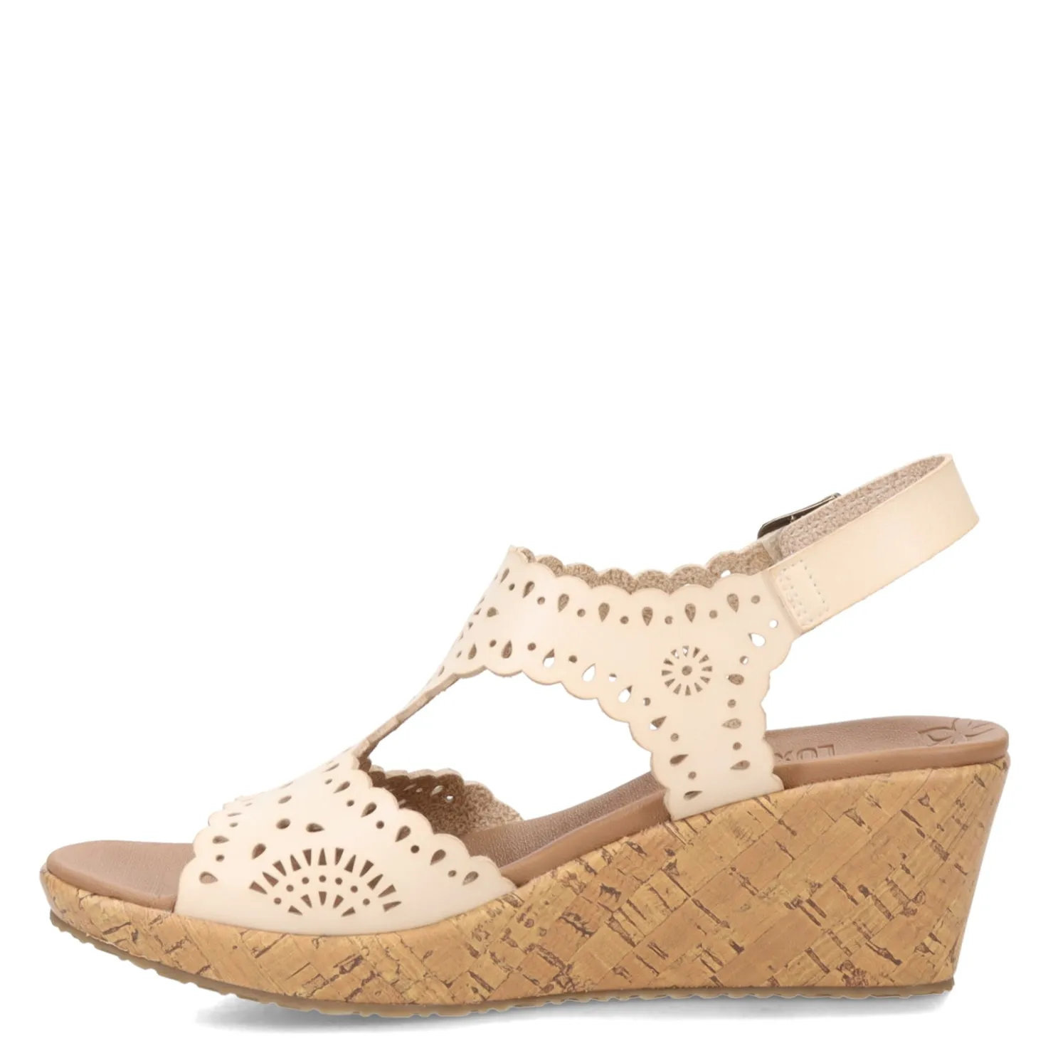 Wedges*Skechers Women's Cali, Beverlee - Easy To Adore Sandal Off White