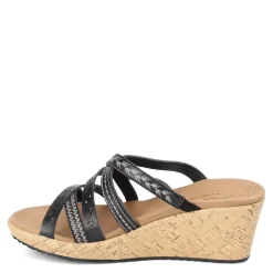 Wedges*Skechers Women's Cali, Beverlee - Tiger Posse Sandal Black