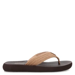 Flip Flops*Skechers Women's Cali, Relaxed Fit: Asana - Valley Chic Sandal Mocha
