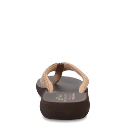 Flip Flops*Skechers Women's Cali, Relaxed Fit: Asana - Valley Chic Sandal Mocha