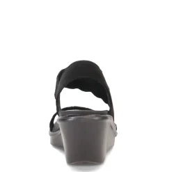 Wedges*Skechers Women's Cali, Rumble On - New Crush Sandal Black