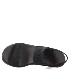 Wedges*Skechers Women's Cali, Rumble On - New Crush Sandal Black
