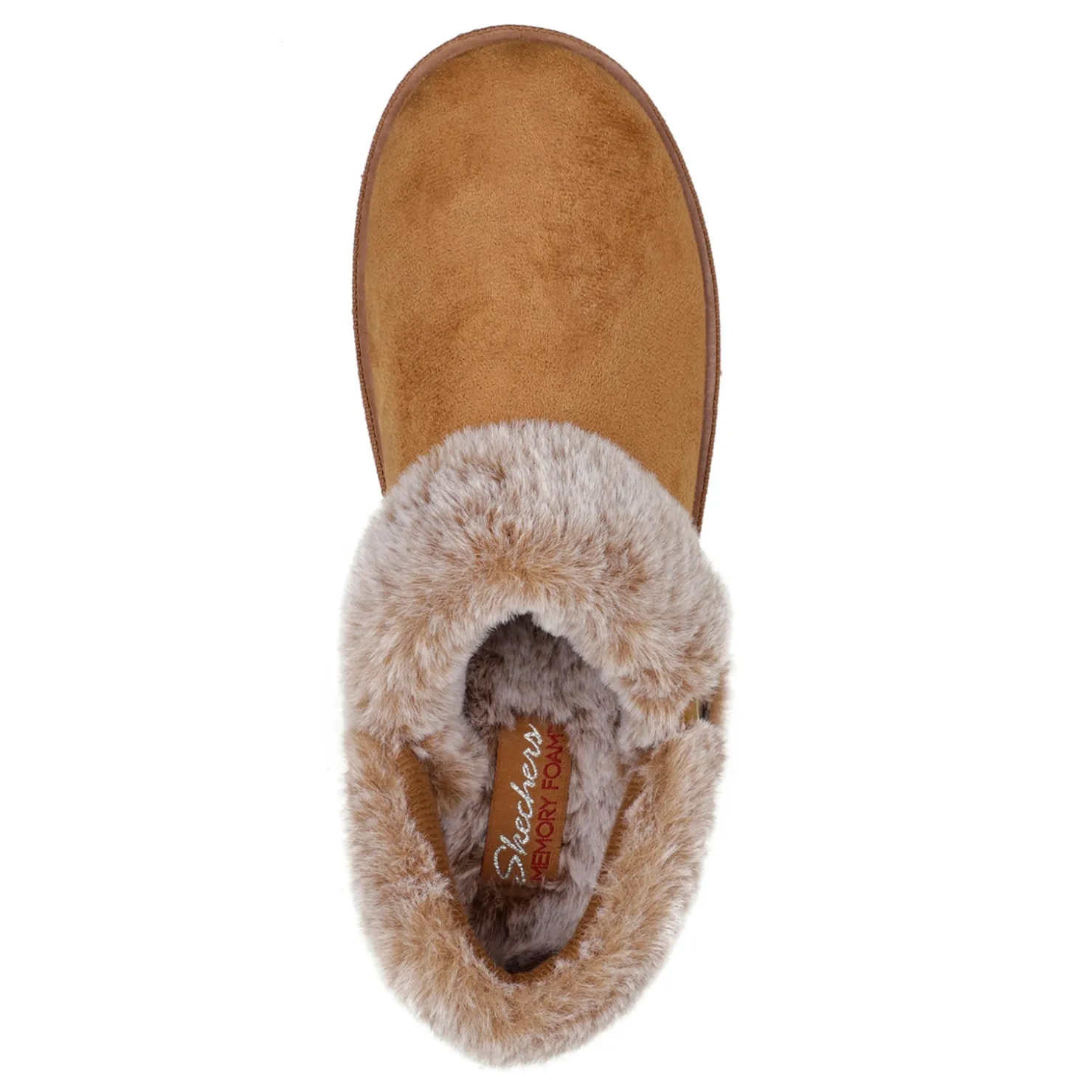 Women's , Cozy Campfire Fresh Toast Slipper - Wide Width|Skechers New