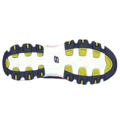 Walking*Skechers Women's , D'Lites - Bold Views Sneaker Navy Multi