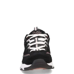 Fashion & Street*Skechers Women's , D'Lites - Me Time Sneaker Black/Rose Gold