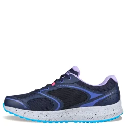 Running*Skechers Women's , GO RUN Consistent - Vivid Horizon Running Shoe - Wide Width Navy/Lavender