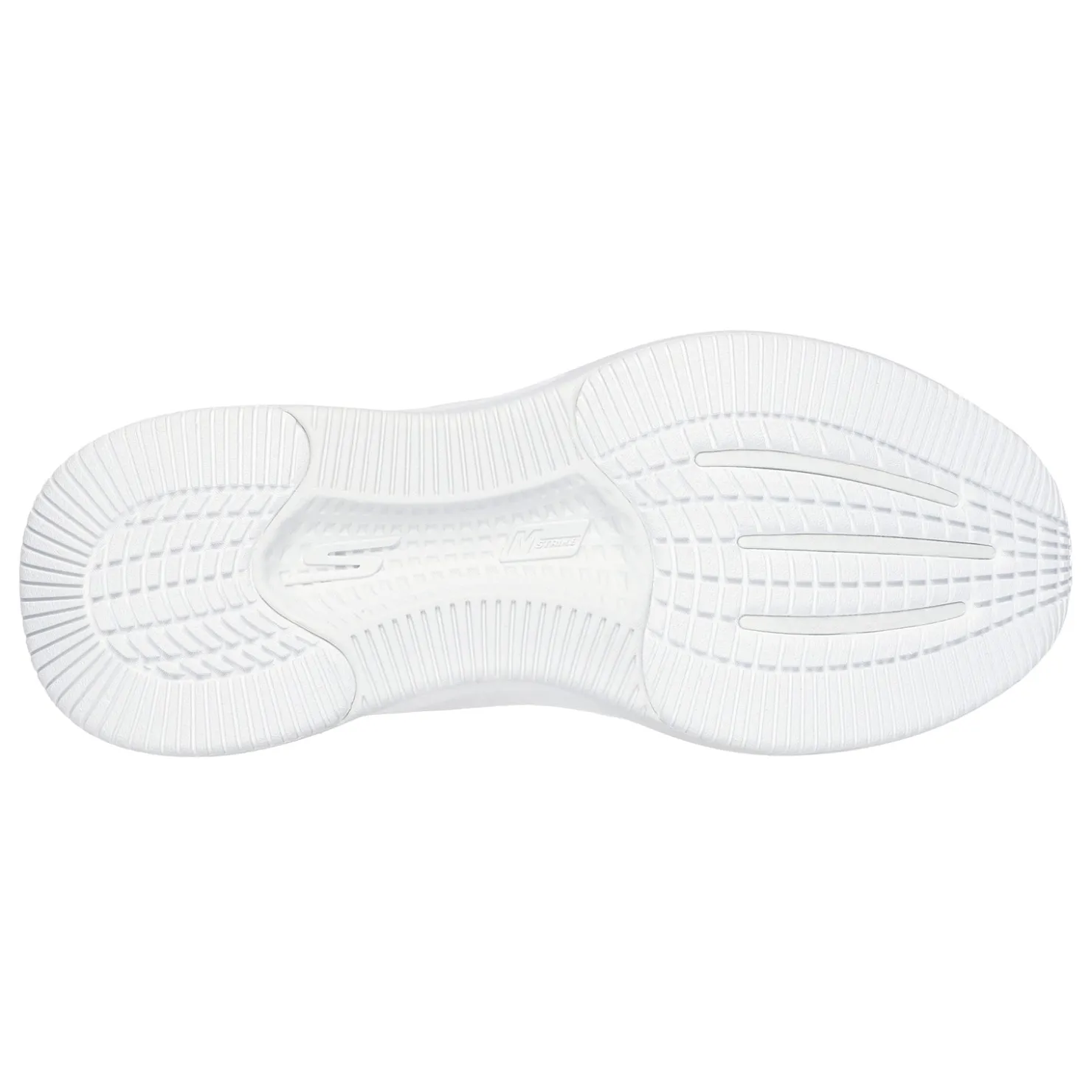 Running*Skechers Women's , GO RUN Elevate - Cadena Running Shoe White Silver