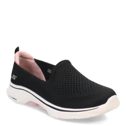 Walking*Skechers Women's , GO WALK 7 - Vina Sneaker Black Pink