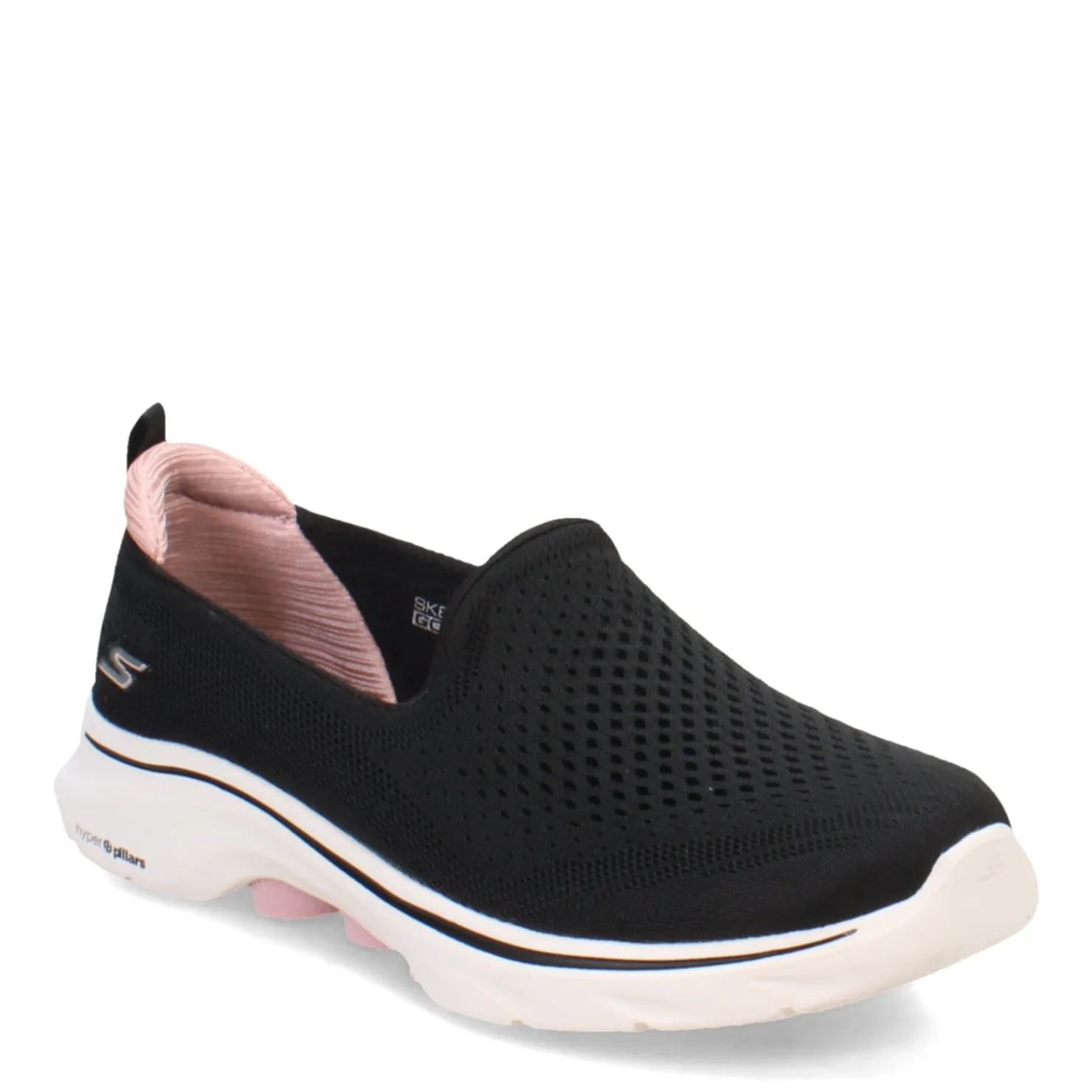 Walking*Skechers Women's , GO WALK 7 - Vina Sneaker Black Pink