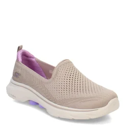 Walking*Skechers Women's , GO WALK 7 - Vina Sneaker Taupe