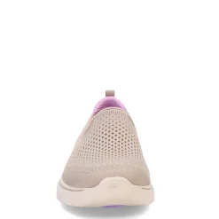 Walking*Skechers Women's , GO WALK 7 - Vina Sneaker Taupe
