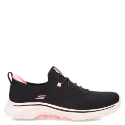 Walking*Skechers Women's , GO WALK 7 - Abie Sneaker Black Hot Pink