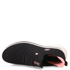 Walking*Skechers Women's , GO WALK 7 - Abie Sneaker Black Hot Pink
