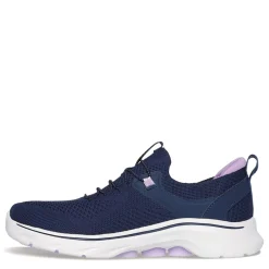 Walking*Skechers Women's , GO WALK 7 - Abie Sneaker Navy Lavender