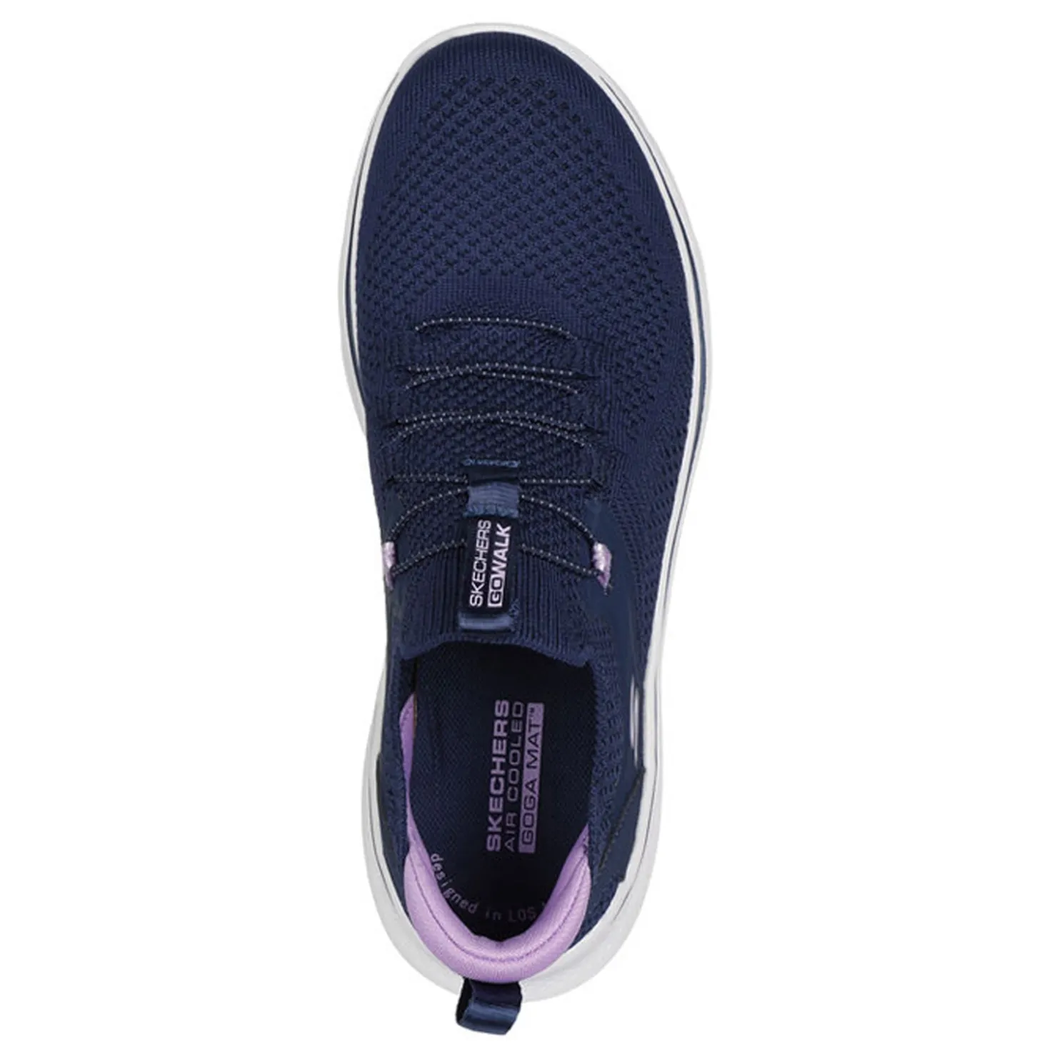 Walking*Skechers Women's , GO WALK 7 - Abie Sneaker Navy Lavender