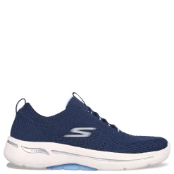 Walking*Skechers Women's , GO WALK Arch Fit - Crystal Waves Sneaker Navy Blue