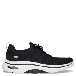 Walking*Skechers Women's , GO WALK Arch Fit 2.0 - Bel Sneaker Black/Rose Gold