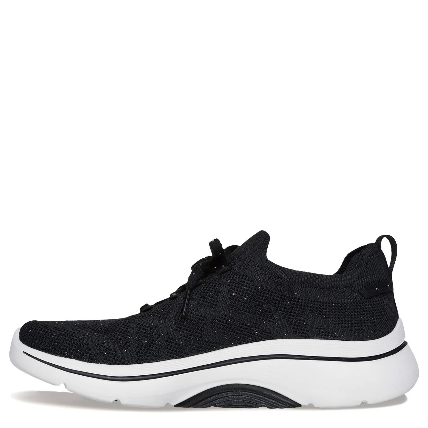Walking*Skechers Women's , GO WALK Arch Fit 2.0 - Bel Sneaker Black/Rose Gold
