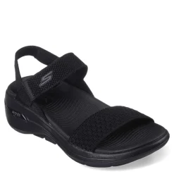 Outdoor & Hiking*Skechers Women's , GO WALK Arch Fit - Polished Sandal Black