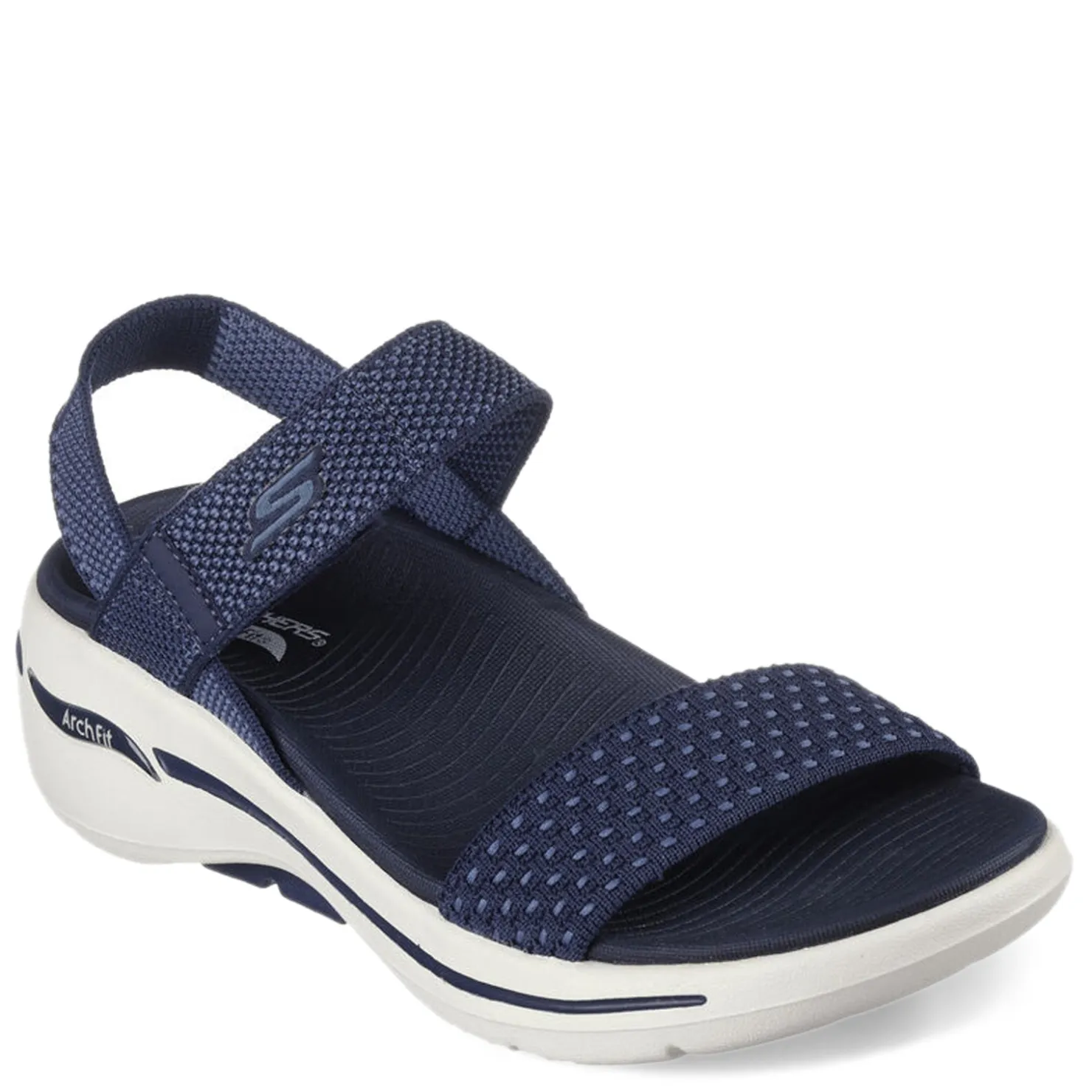 Outdoor & Hiking*Skechers Women's , GO WALK Arch Fit - Polished Sandal Navy