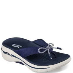 Flip Flops*Skechers Women's , GO WALK Arch Fit Sandal - Lakeside Sandal Navy