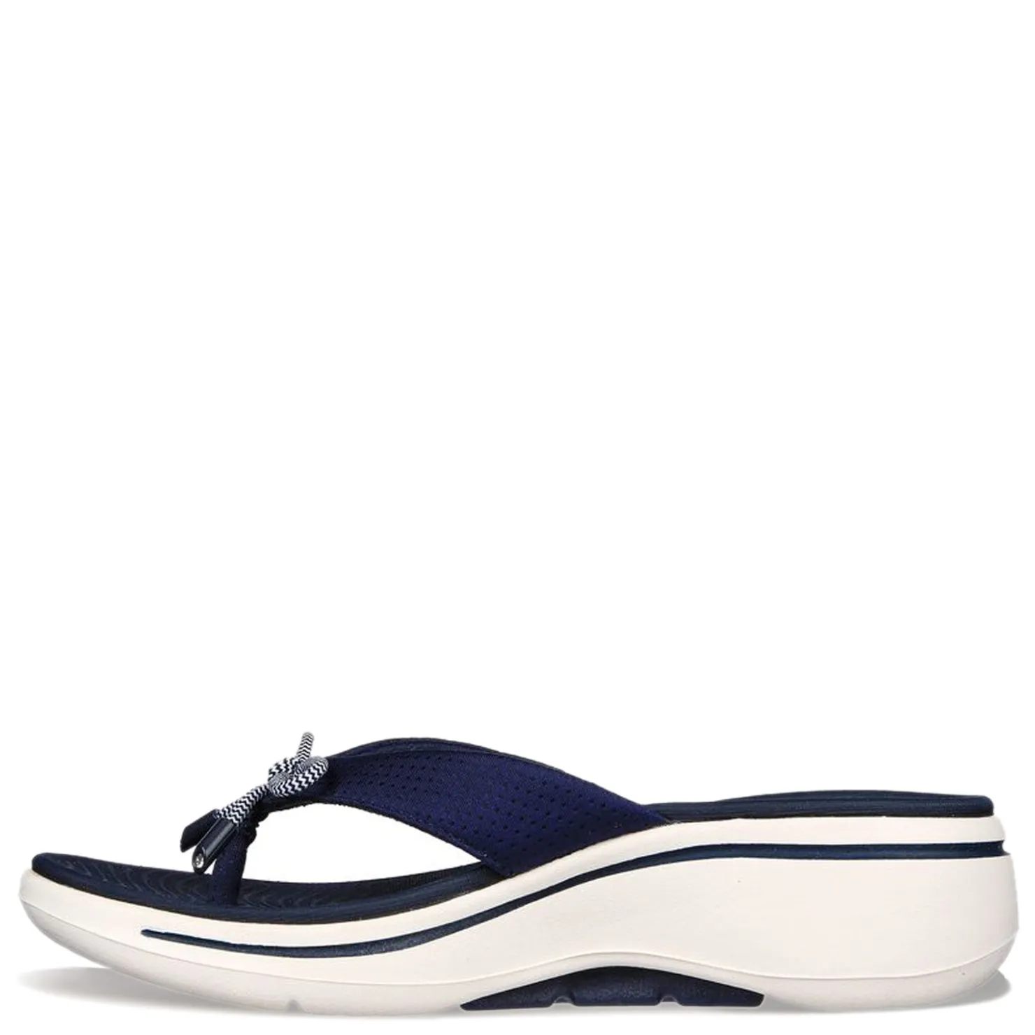 Flip Flops*Skechers Women's , GO WALK Arch Fit Sandal - Lakeside Sandal Navy