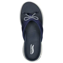 Flip Flops*Skechers Women's , GO WALK Arch Fit Sandal - Lakeside Sandal Navy